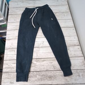 Ralph Lauren Dark Blue Heavy Sweat Pants Women Size Large